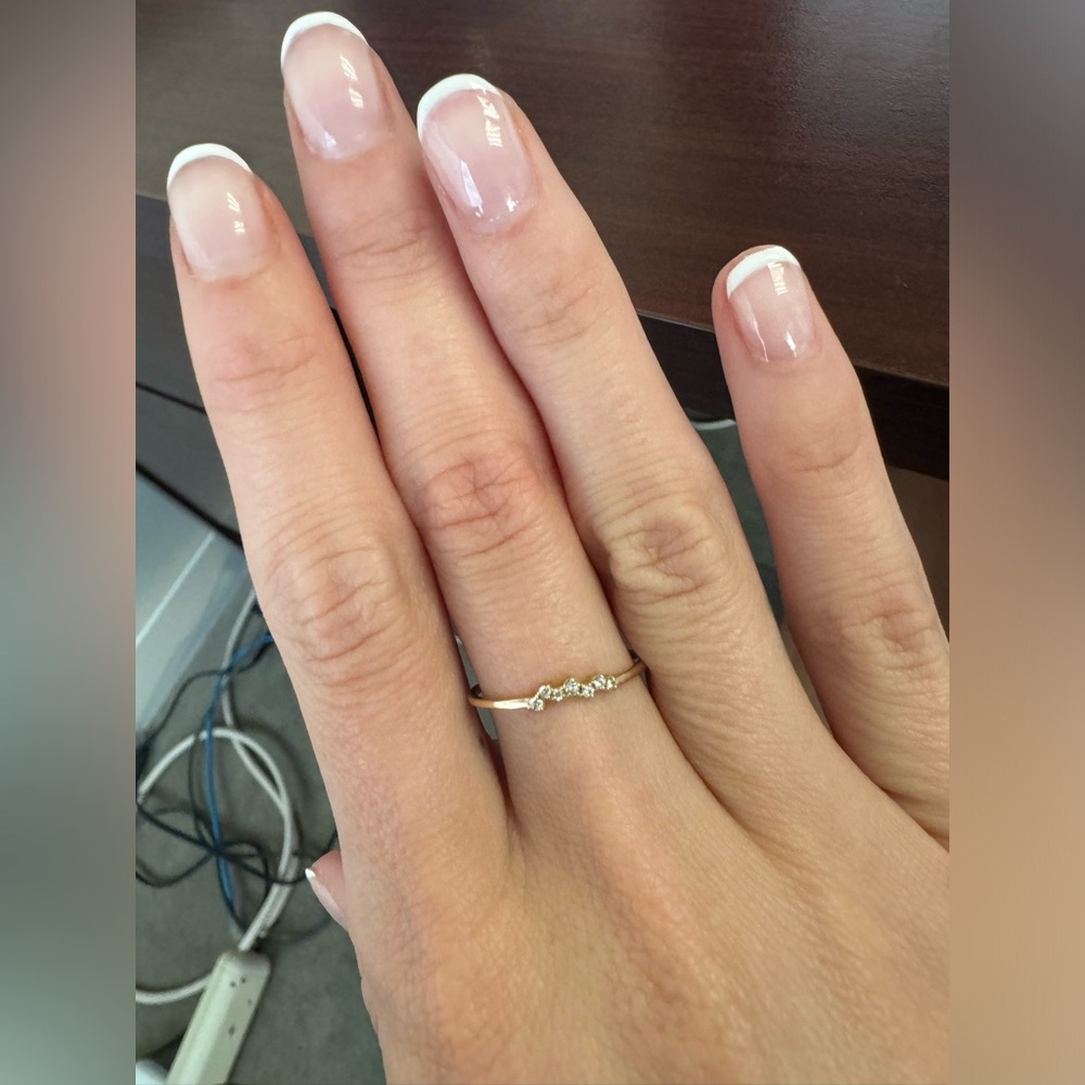 Ring Concierge - Scattered Diamond Stackable Ring - image 3